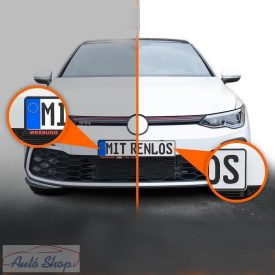   Keret nélküli rendszámtábla tartó 4 db időjárásálló keret nélküli Láthatatlan rendszámtáblatartó