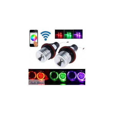 BMW WiFi színváltós RGB Angel Eyes izzó , E39 E53 E60 E63 E65 E83 E87