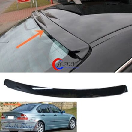 BMW E46 M3 SZEDÉN FÉNYES FEKETE HÁTSÓ SZÉLVÉDŐ SPOILER 4D