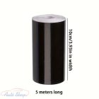 Fényes fekete autófólia / fekete fényes króm csíkfólia Shadow Line fólia 10 cm x 500 cm