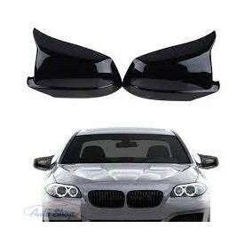   BMW F10 F11 M style visszapillantó tükör borítás, fényes fekete Visszapillantó Tükör Borítások