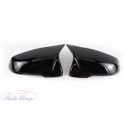 BMW F45,F46,F40,F52,F48,F39,G29  1,2,X1,X2,Z4 M style visszapillantó tükör borítás, fényes fekete