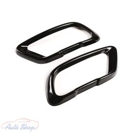   BMW X5 X6 X7  G05 G06 G07 Acél lakk fekete kipufogó vég pár Kipufogóvégek