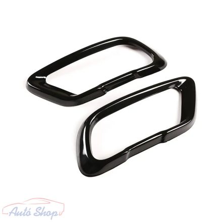 BMW X5 X6 X7  G05 G06 G07 Acél lakk fekete kipufogó vég pár Kipufogóvégek