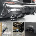 BMW M -es Kipufogóvég /// karbon /// 70-60mm bemenet, 93mm kimenet  F20 F21 M135i M140i F30 M335i M340i F32 F33 F36 M435i M440i M Performance Carbon