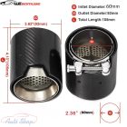 BMW M -es Kipufogóvég /// karbon /// 70-60mm bemenet, 93mm kimenet  F20 F21 M135i M140i F30 M335i M340i F32 F33 F36 M435i M440i M Performance Carbon